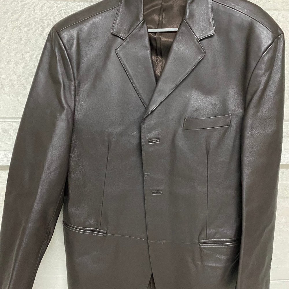 Stafford - Leather Jacket ( dark brown )